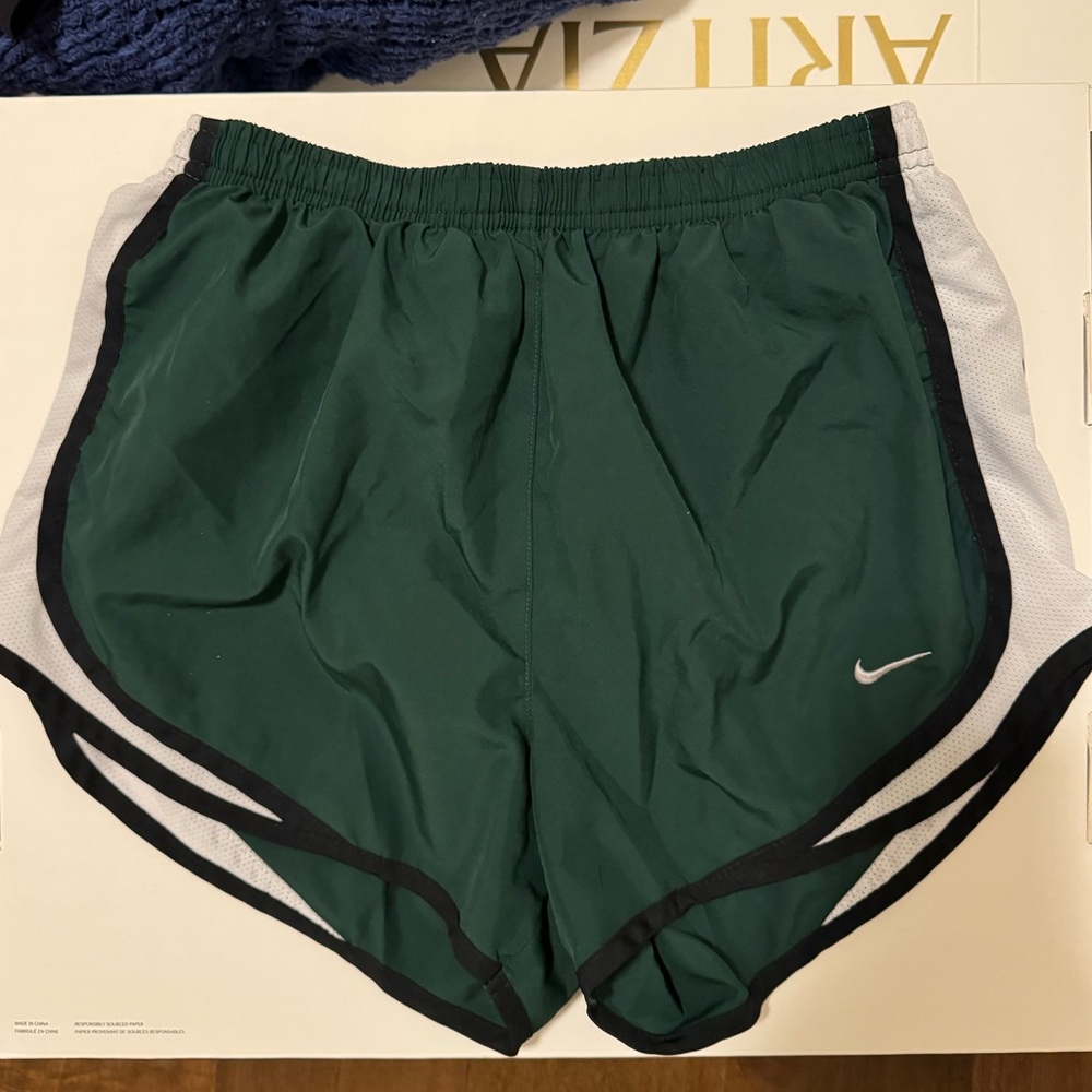 Nike Dri-Fit Green Running Shorts Size S